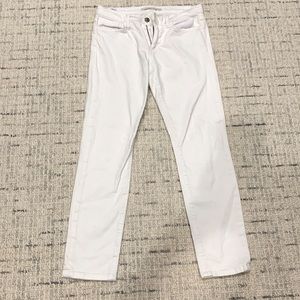 Joe’s white denim jeans